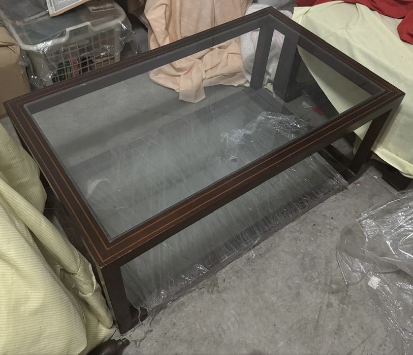 Mesa de centro em vidro ( SALDO)