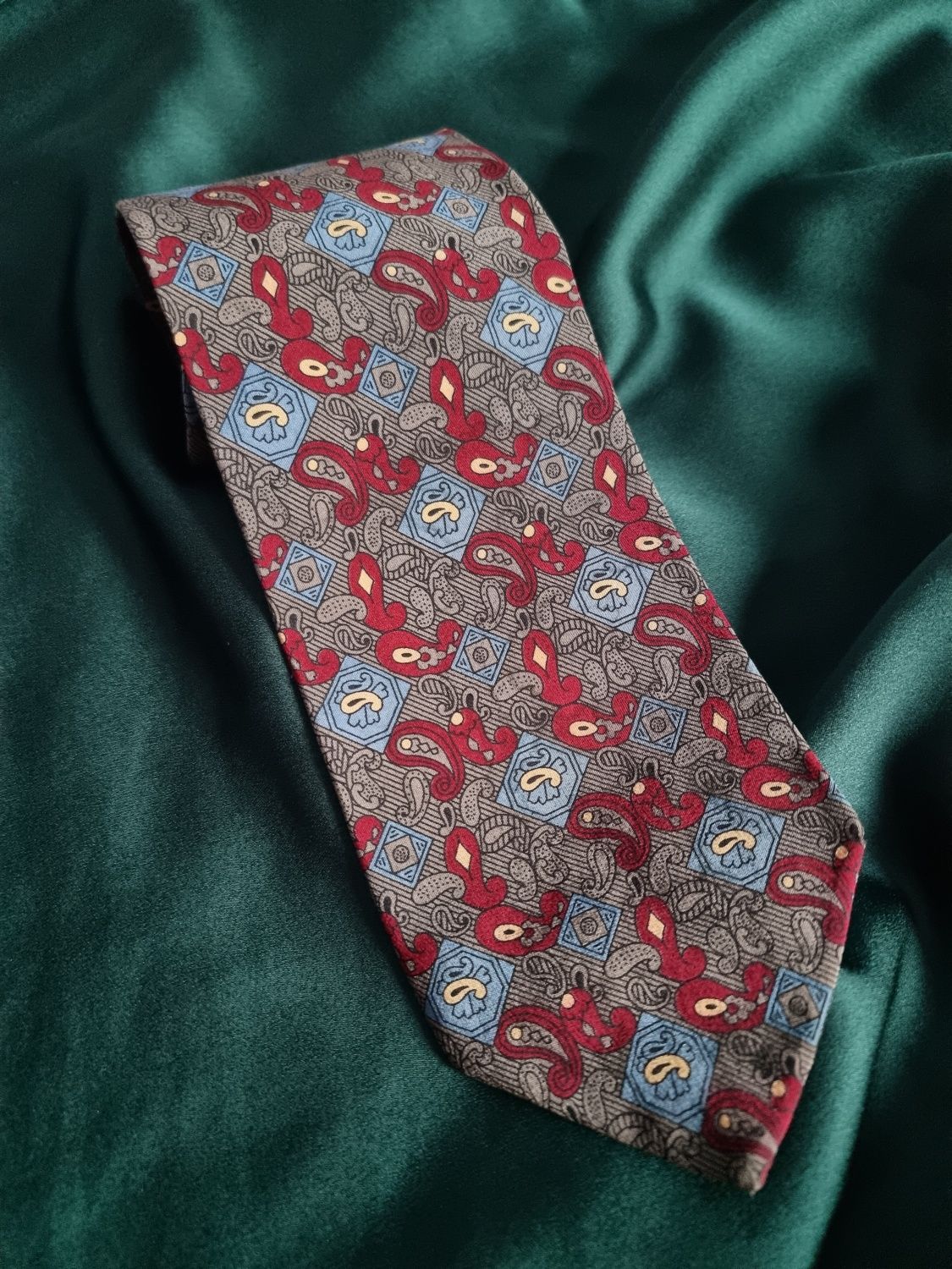Krawat Vintage Armani jedwab