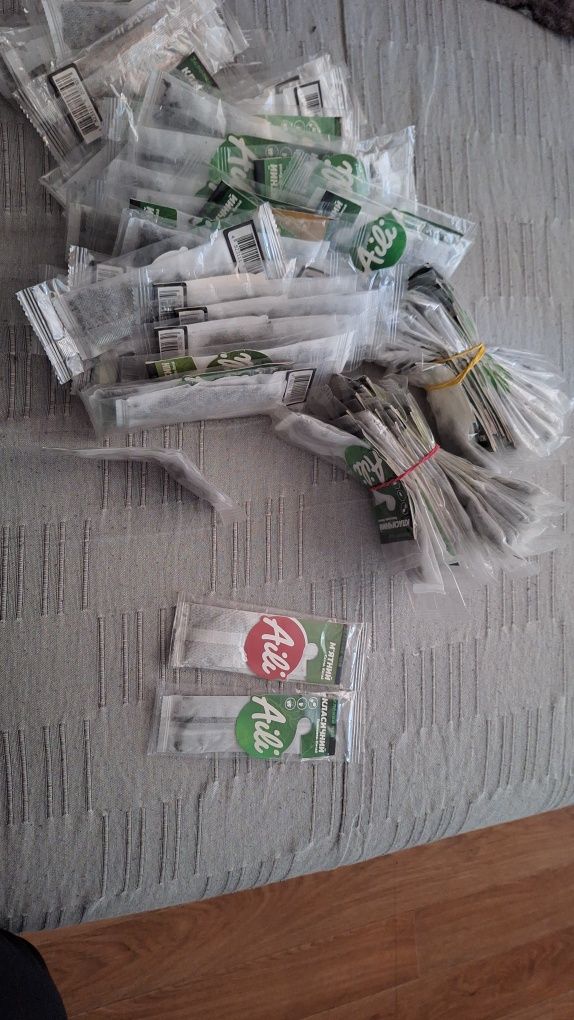 Чай Aili 90 пакетиків зелений , зелений з м'ятою, зелений жасмін