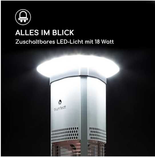 Инфракрасный круговой обогреватель blumfeldt Megalith.РРЦ 18000