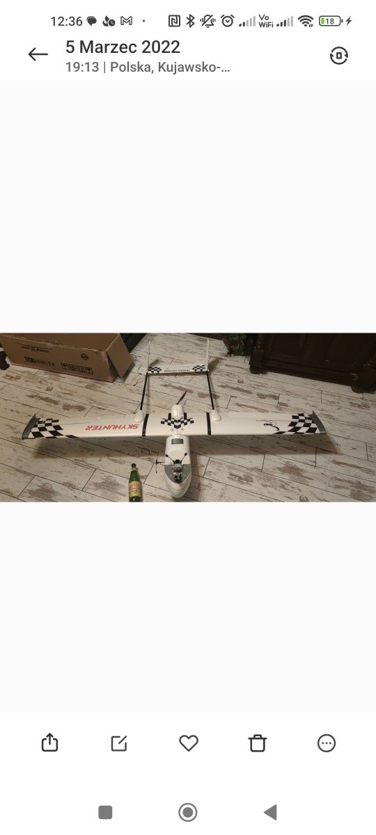 Skyhunter fpv dron 1800mm pnp