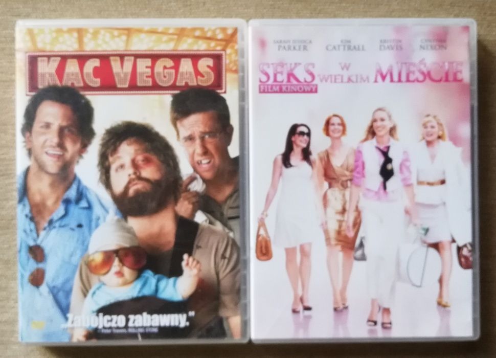 7 x DVD m.in. Kac Vegas, Sex w wielkim mieście, Lejdis i inne