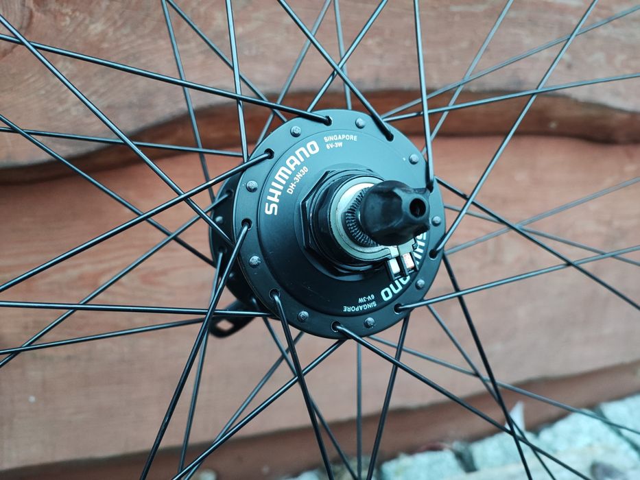 Komplet kół rowerowych Trekkingowych 28" Shimano Dynamo 9s Retro MTB