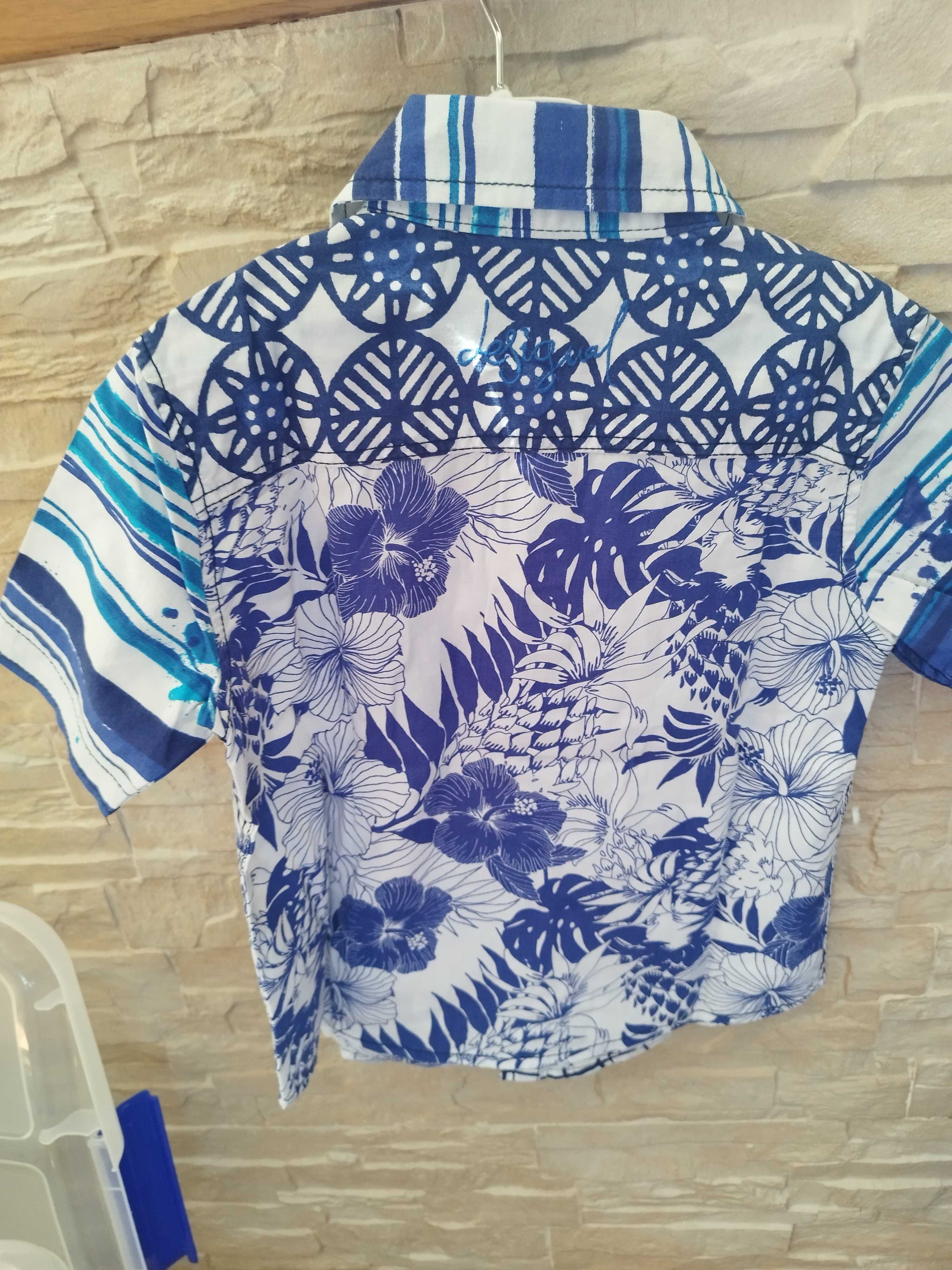 Camisa de manga curta desigual