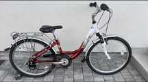 Super stan Unibike Princess koła 24” dla dziewczynki ok6-9 lat