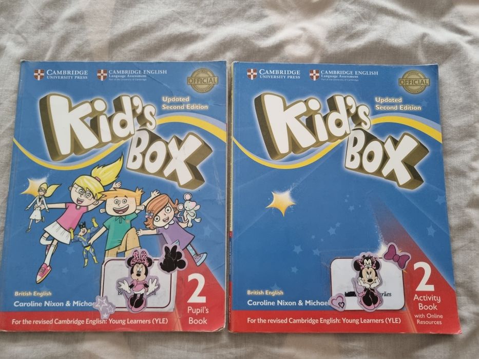 Livros inglês cambridge nível 2 kid's  box