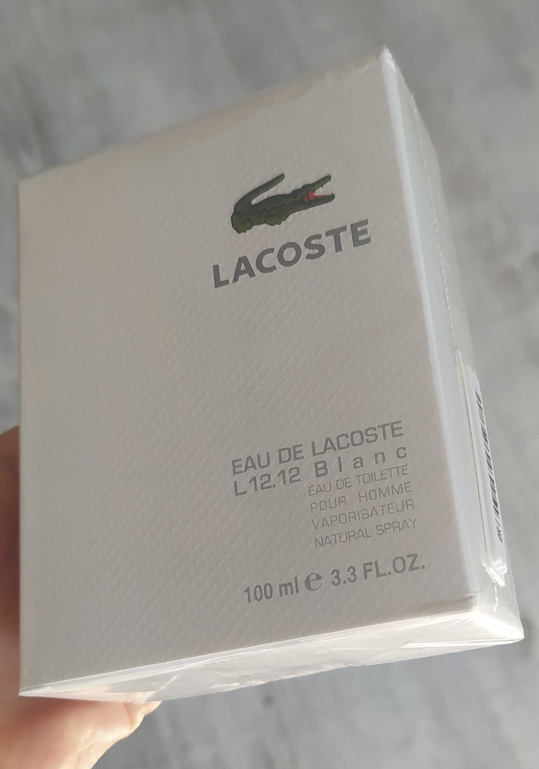 Lacoste L.12.12 Blanc 100ml EDT ZAFOLIOWANE