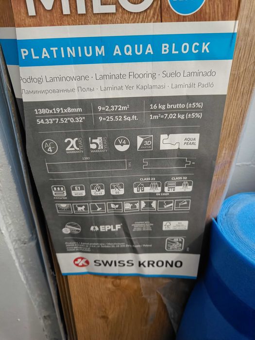 Swiss Krono Dąb Livorno + podkłady