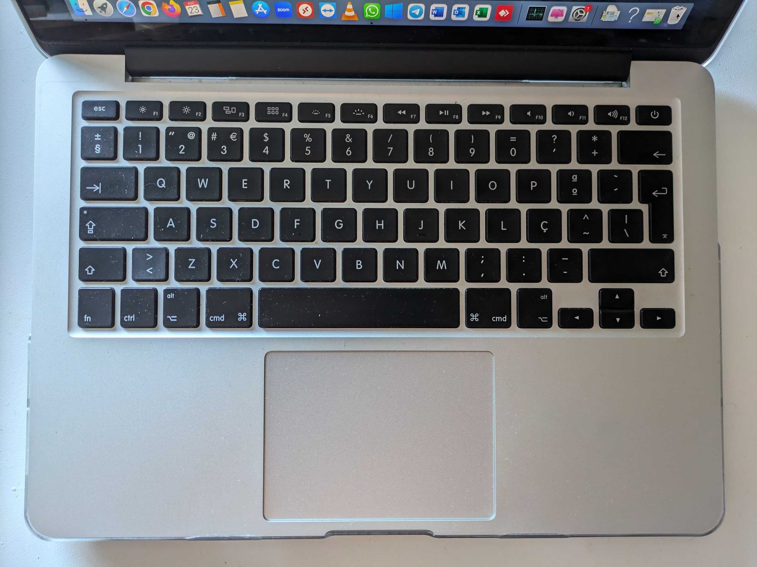 MacBook Pro 13" Retina - Intel i7 - 16Gb - SSD 500Gb - TROCO iPhone 15
