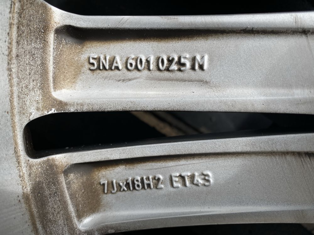 Оригінальні диски R18 5x112, ET43 + в подарок шини 235/55/18 зима