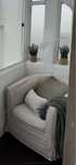 Poltrona Ikea Creme Com Almofada