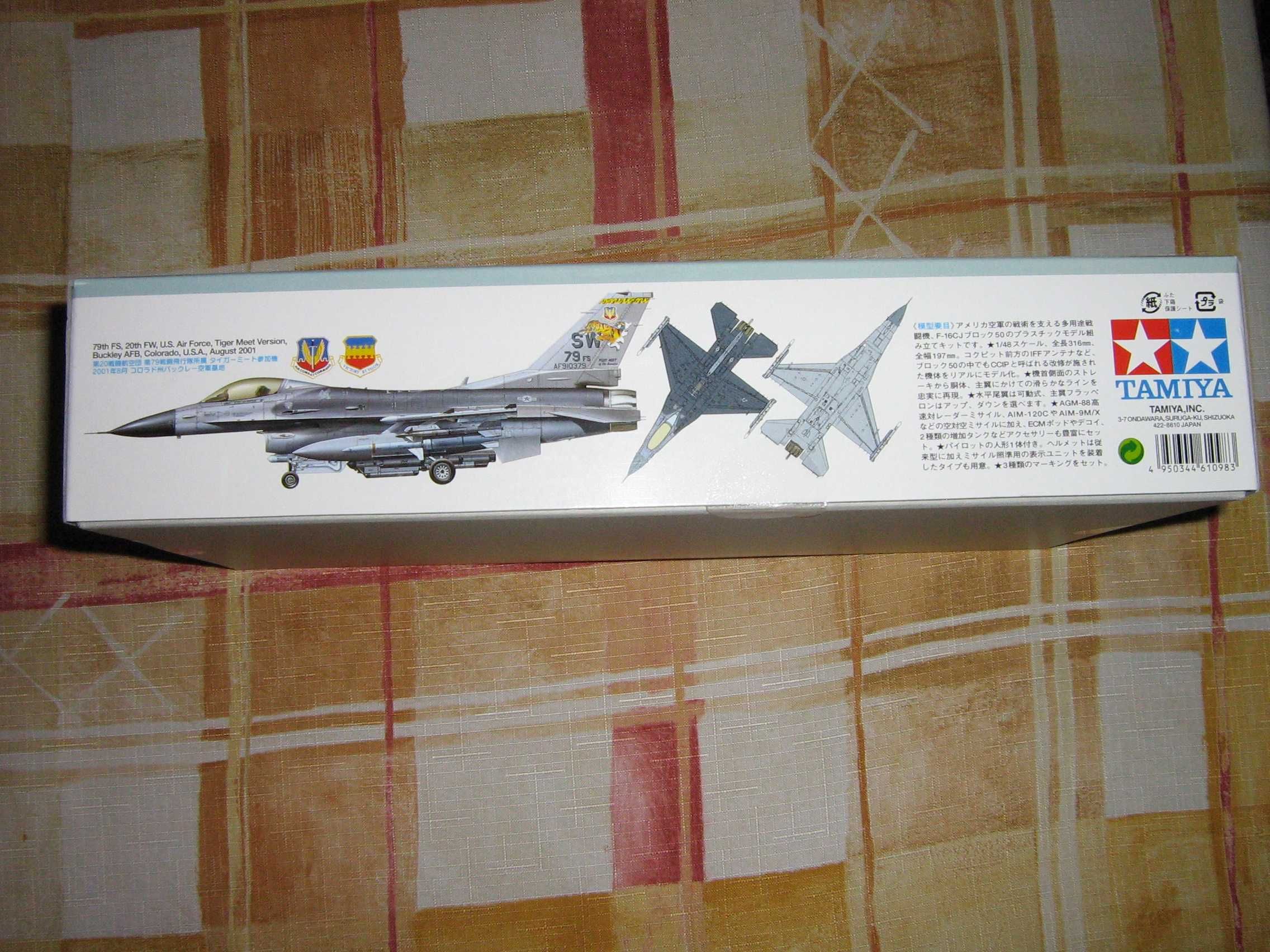 Модель самолета F-16CJ 1/48 TAMIYA 61098