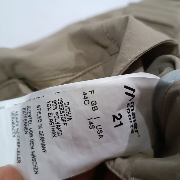 Maier sports spodnie trekkingowe roz 44/16/2xl lekkie trekking turystk