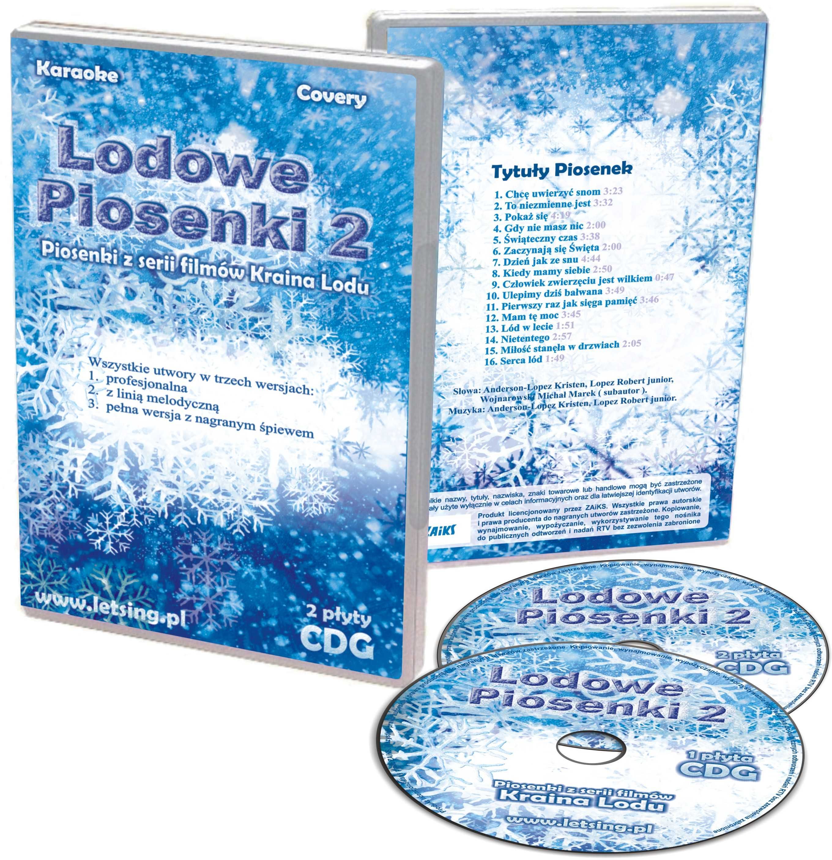 Płyty CD CDG Kraina Lodu Frozen Lodowe Piosenki 2