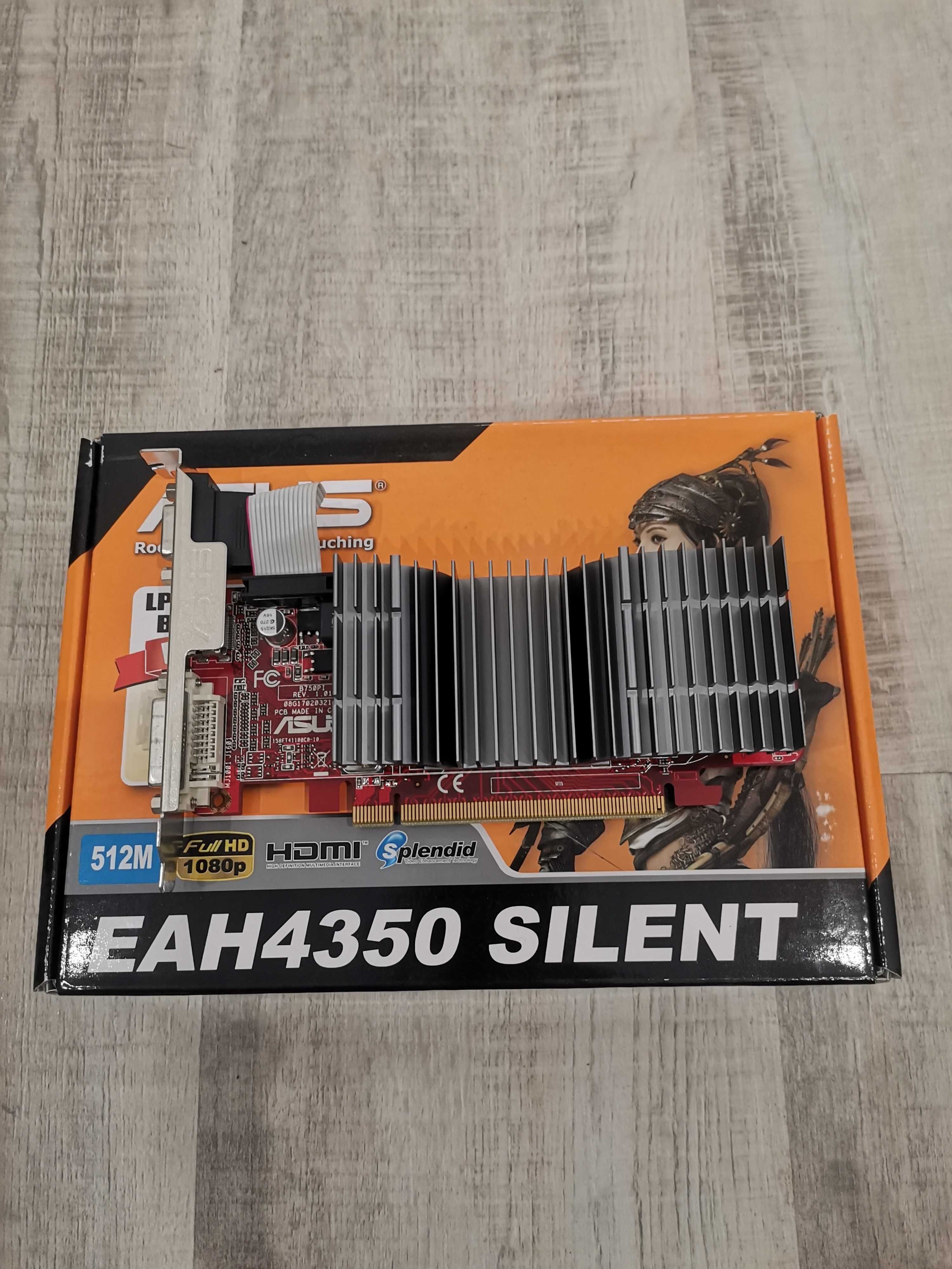 Placa Gráfica Asus AMD Radeon HD 4350 EAH4350 SILENT 512Mb PCI-e