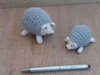 Ouriços - Amigurumi,  boneco em crochet