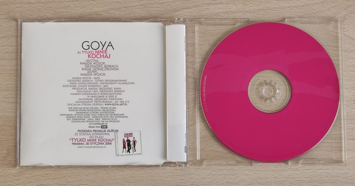 Goya Tylko mnie kochaj cd płyta