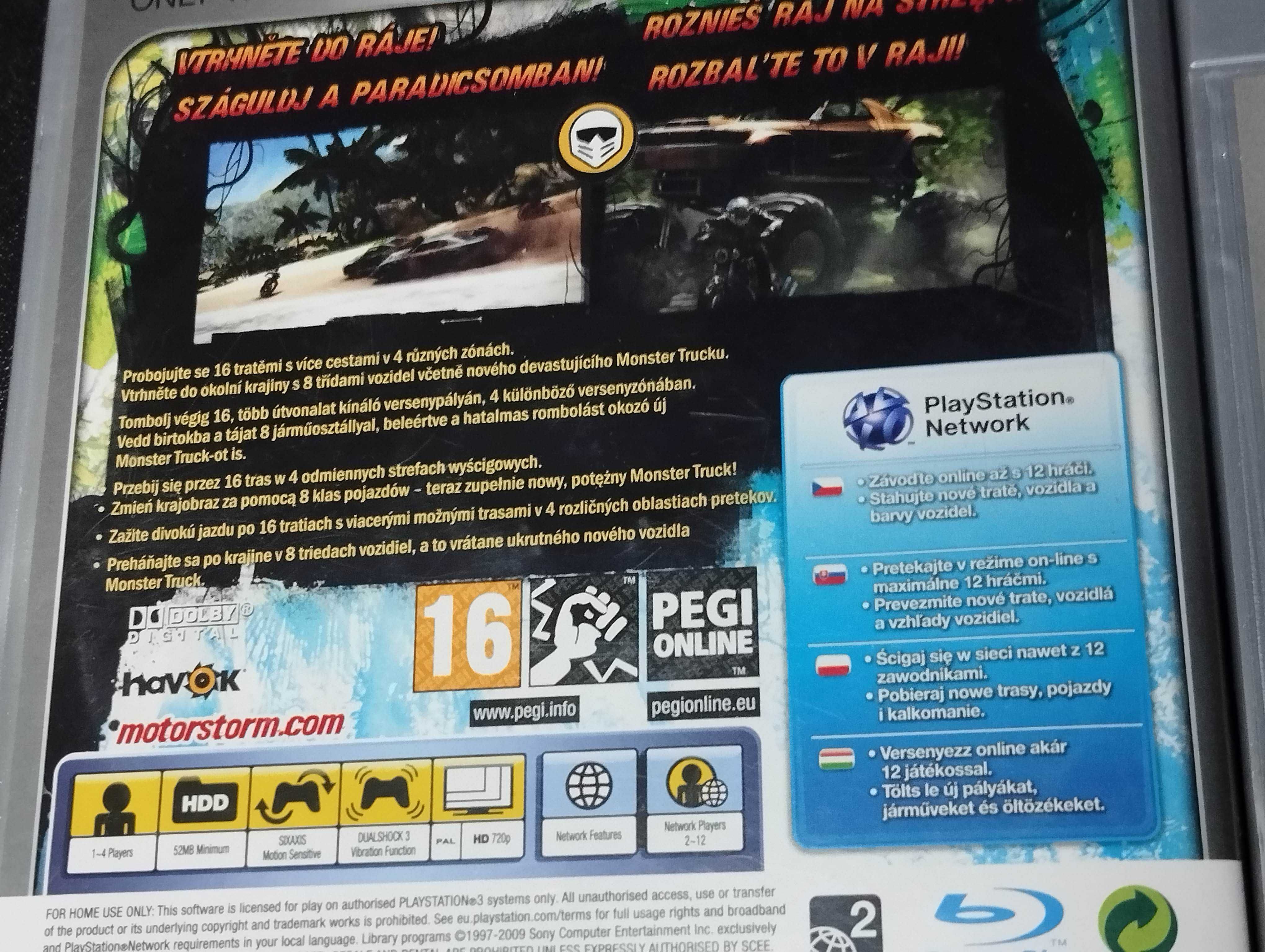 Zestaw gier Motorstorm + Motorstorm Pacific Rift - PS3 - wyścigi