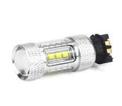LÂMPADA LUZES DIURNAS PW24W OU PYW24W 80W 16SMD CANBUS