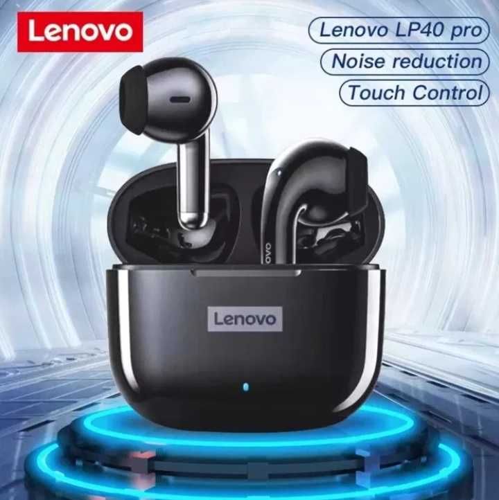 Lenovo LP40 pro оригинальные беспроводные наушники черные