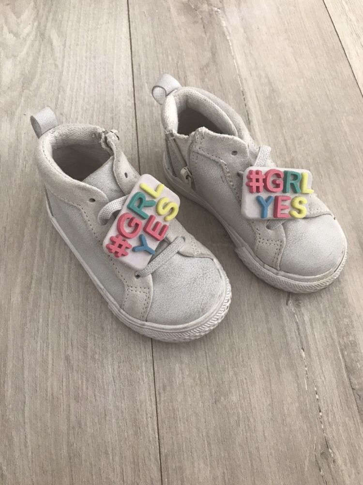 Buty zara trampki sneakers zara baby 20 jak nowe kolorowe wstawki