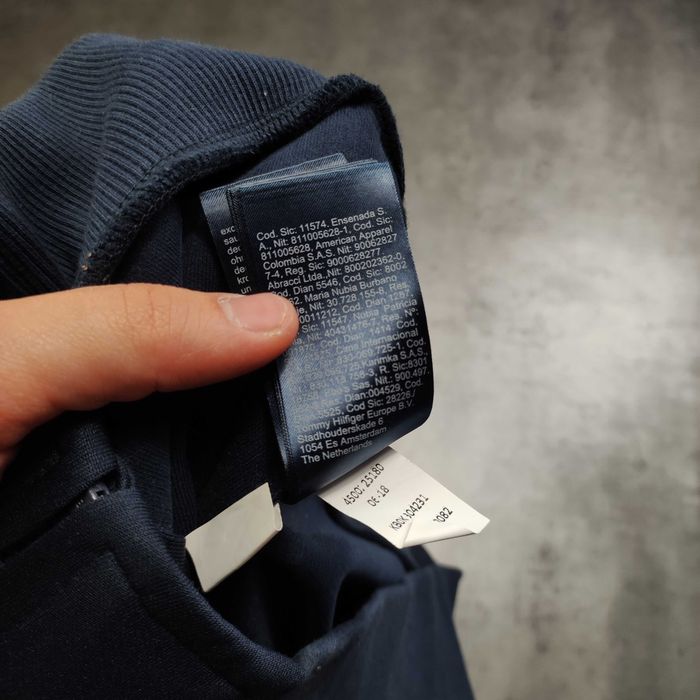 MĘSKA PREMIUM Bluza Rozpinana Bomberka Stójka tommy Hilfiger Lampas