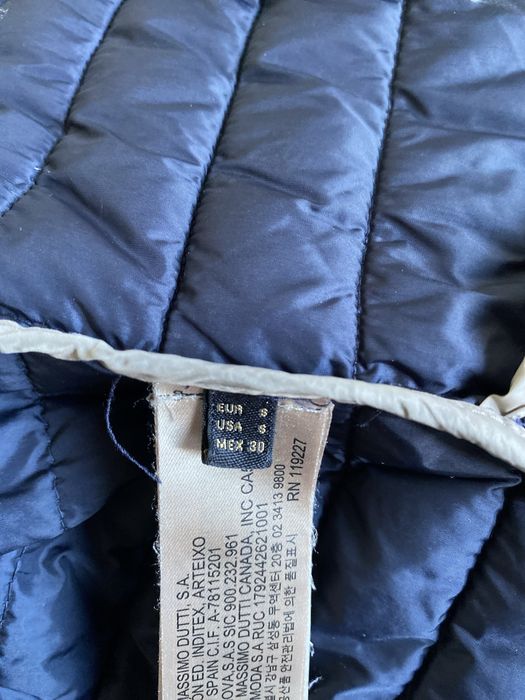 Quispo azul escuro massimo dutti