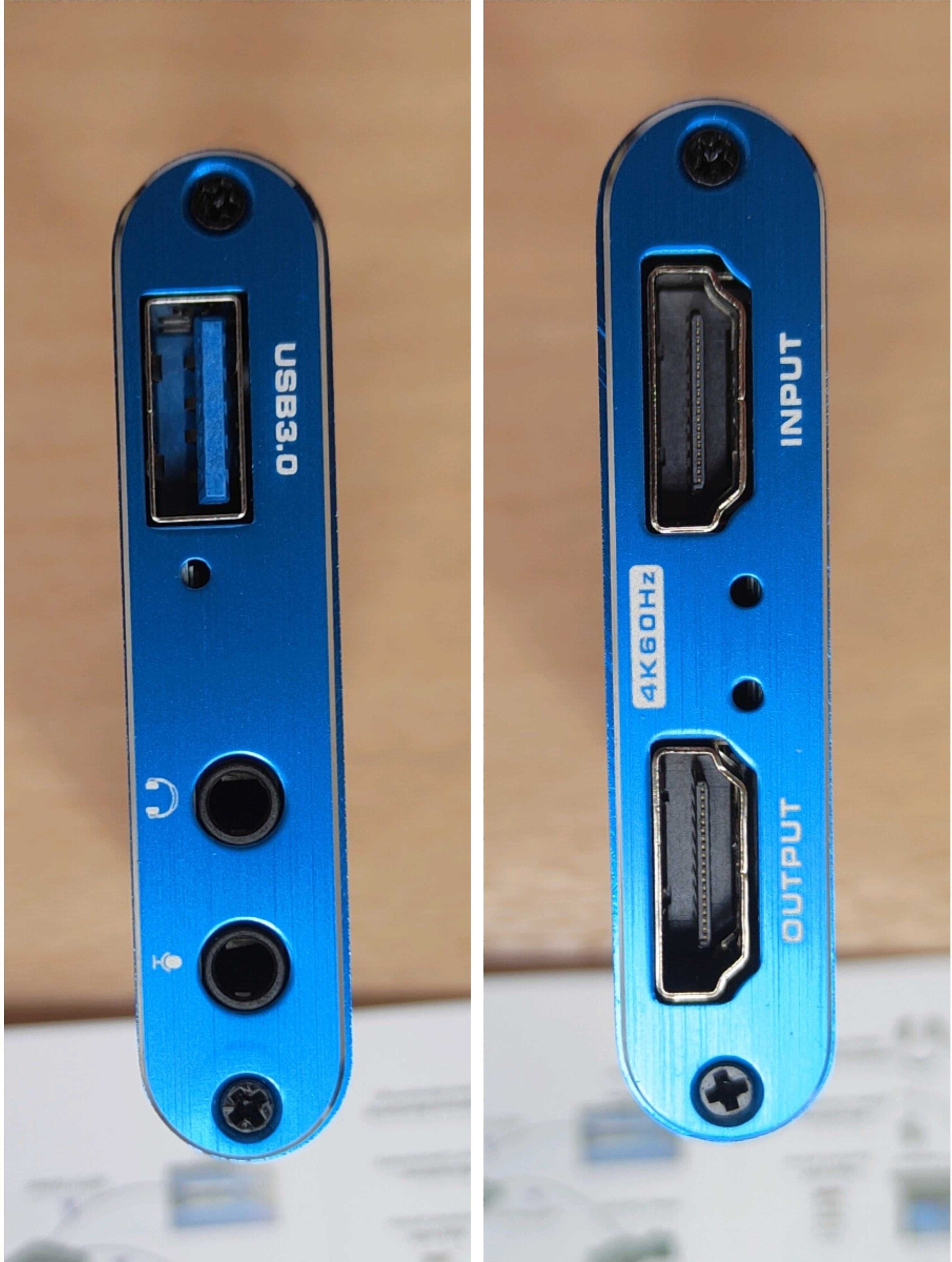 Wideo grabber HDMI > USB + audio - Nagrywanie obrazu i podgląd