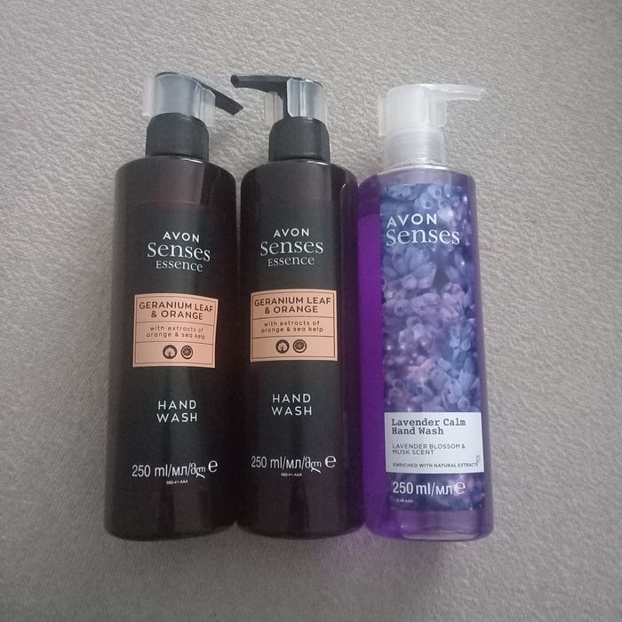 Avon lavender calm geranium leaf Orange mydło do rąk
