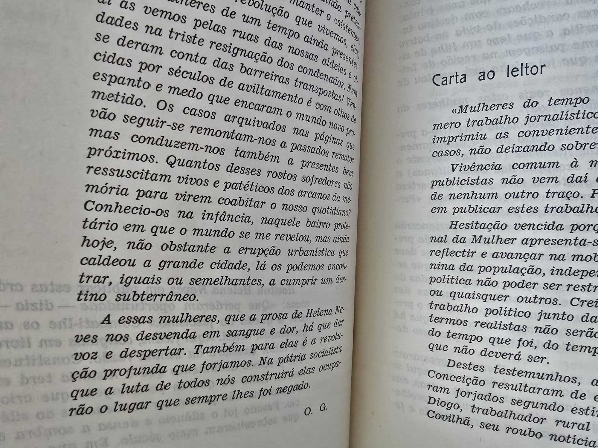 Livro Mulheres De Um Tempo Ainda Presente - Helena Neves