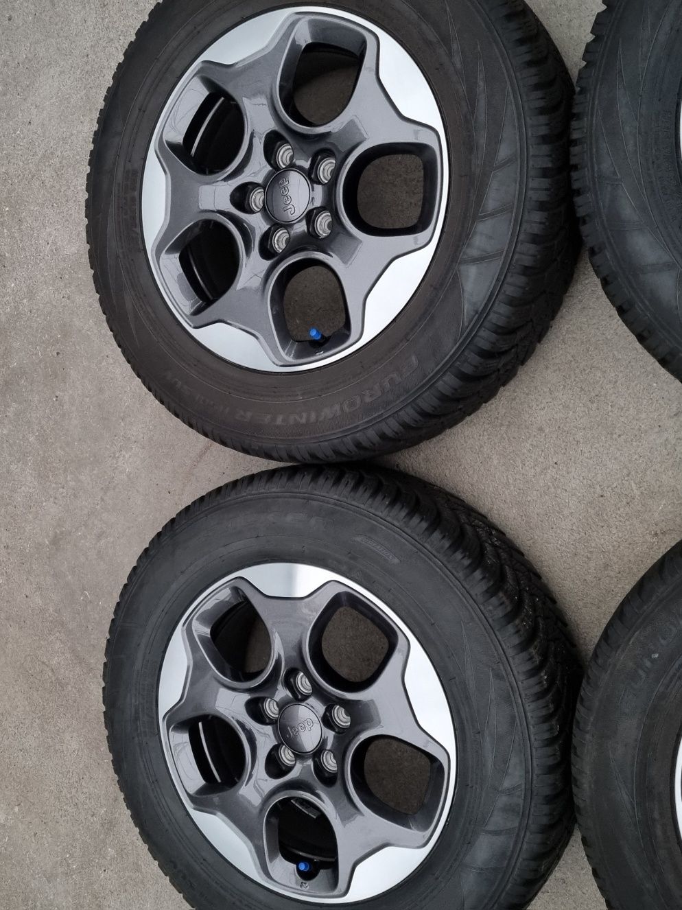 Koła Zimowe Alu z czujnikami 16" Jeep Renegade Compass II 5x110 Orygin