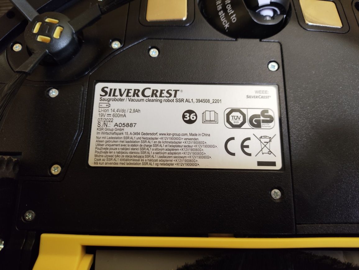 Робот пилосос Silver Crest