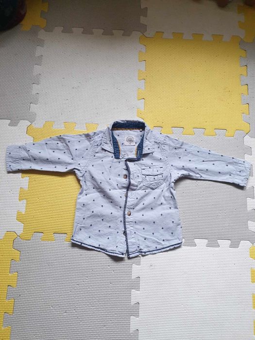 Koszula błękitna 74 elegancka