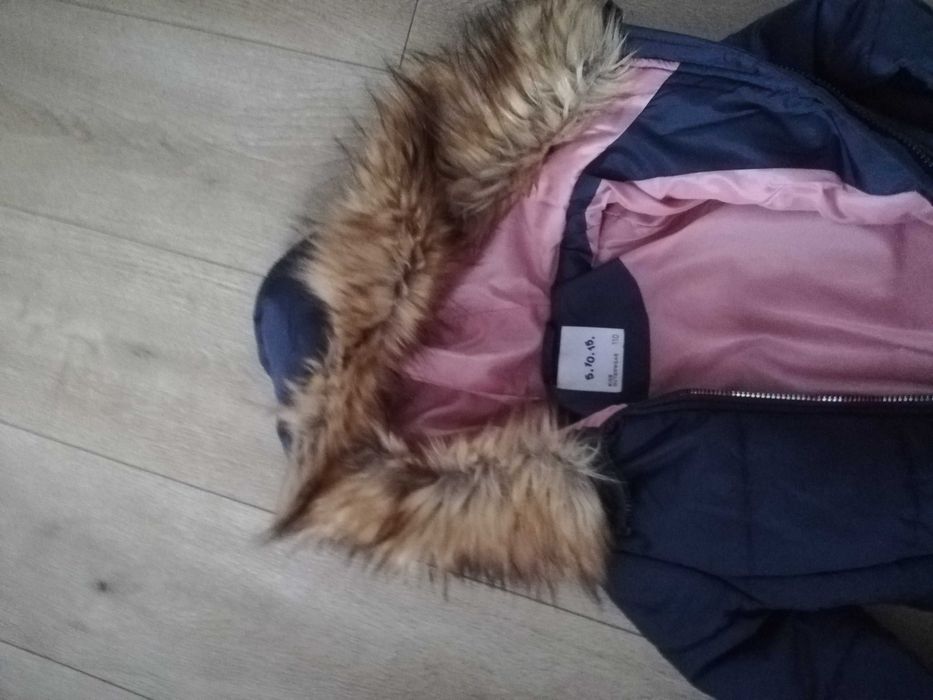 Kurtka dla dziewczynki rozmiar 110/116,granatowa, 5 10 15