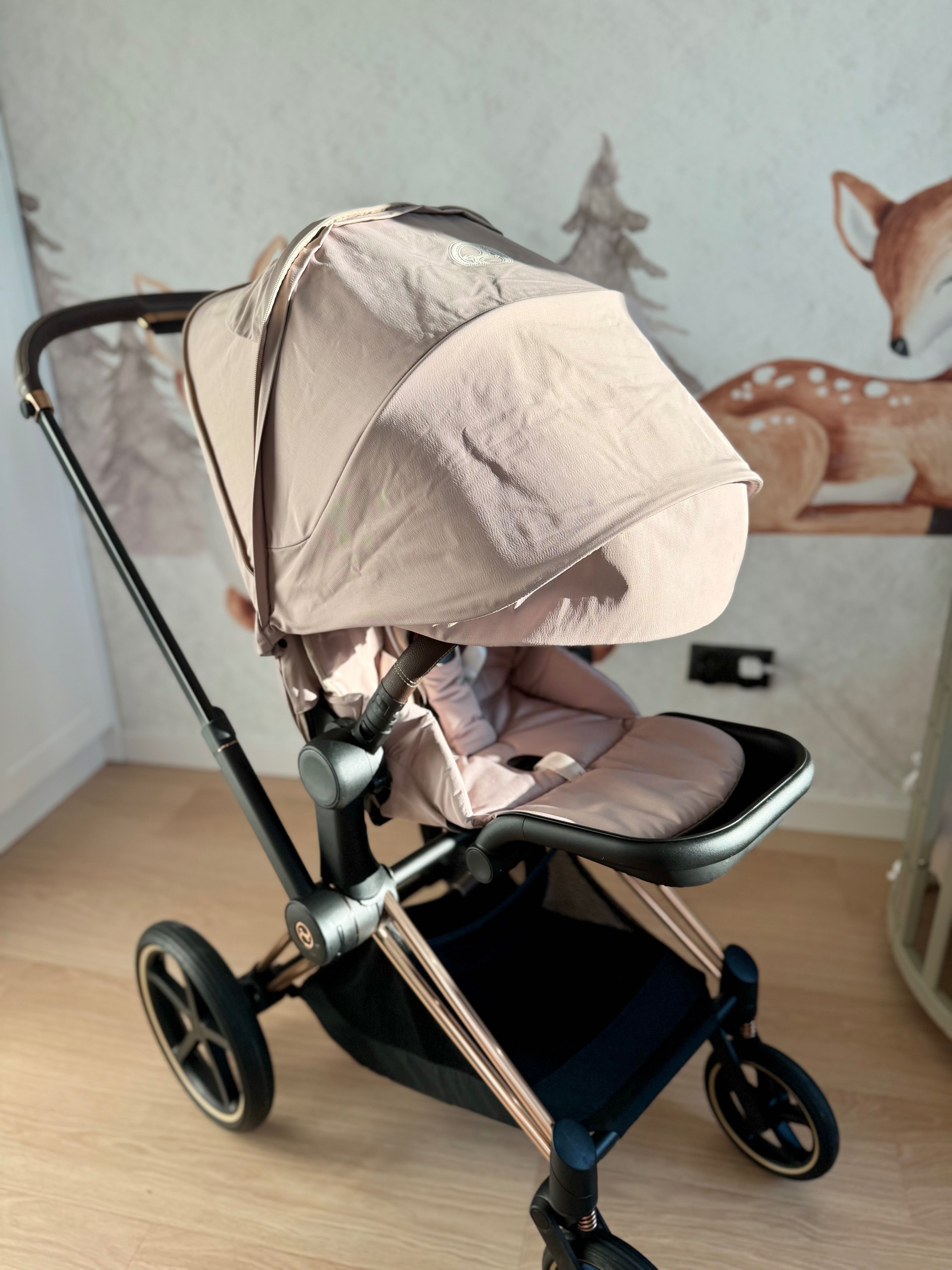 Cybex Priam 4.0 Rose Gold  Offwhite + Cozy Beige, Akcesoria, Gwarancja