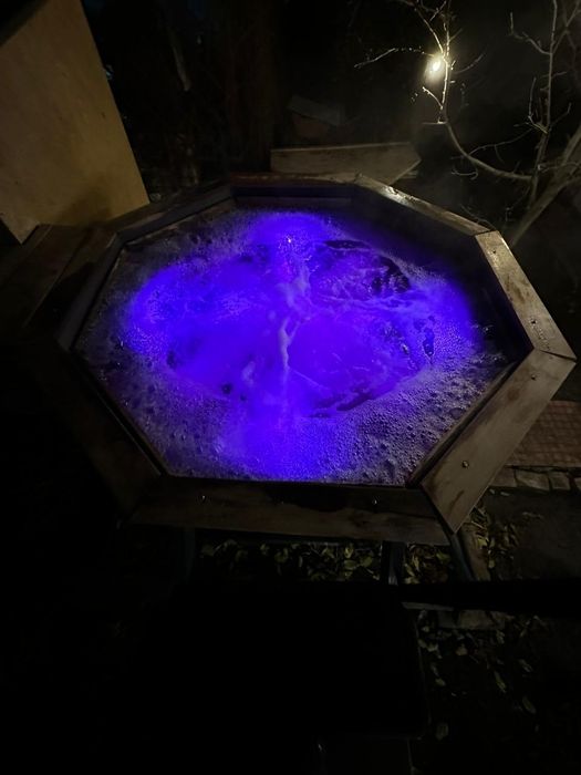 Чан на дровах з гидромассажем