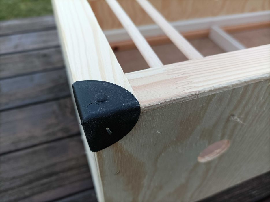 Kosz transportowy dla gołębi duży drewniany dzielony 80x40x23