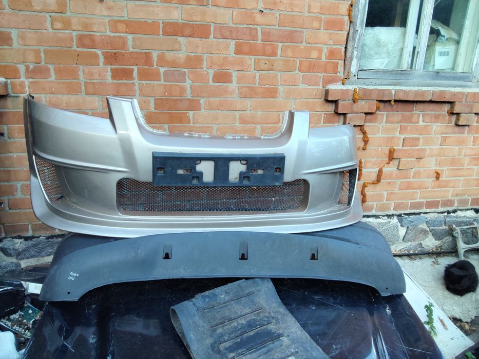 Тюнінг бампера спойлера chevrolet aveo