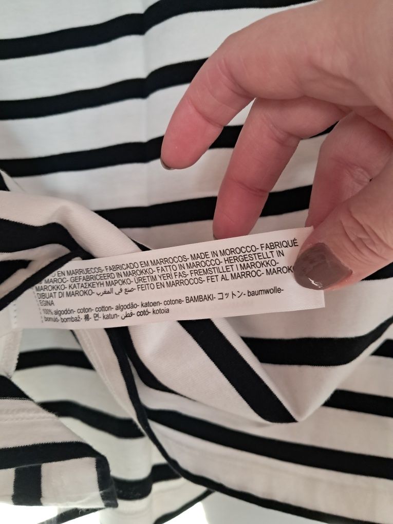 Massimo Dutti bluzka z krótkim rękawem