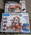 Dwa zestawy Clementoni - RoboMaker i Laboratorium mechaniki