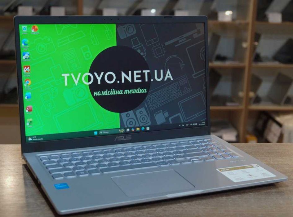 ГАРАНТІЯ Asus (FullHD IPS/Celeron N4500/RAM 8гб DDR4/SSD 512гб)TVOYO