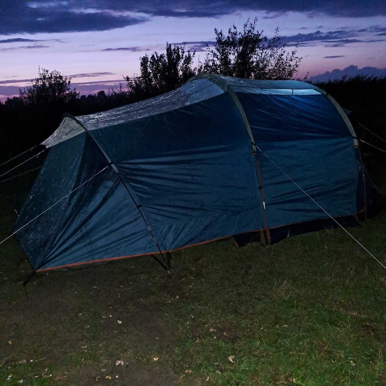 Namiot turystyczny 4 osobowy z przedsionkiem 190 cm wysokości