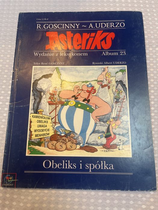 Komiks Asteriks Obeliks i Spółka wydanie z leksykonem