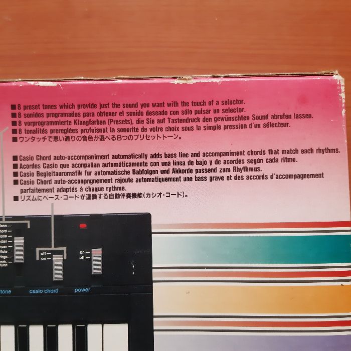 Teclado Casio PT - 100 ( Anos 80 )