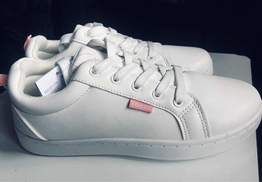Кроссовки кеды белые house 36 p