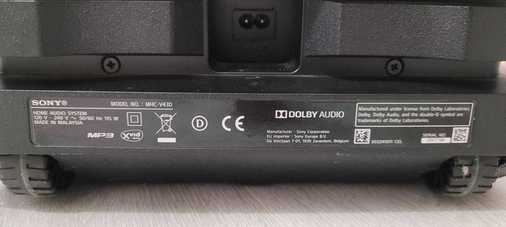 Głośnik power audio SONY MHC-V43D