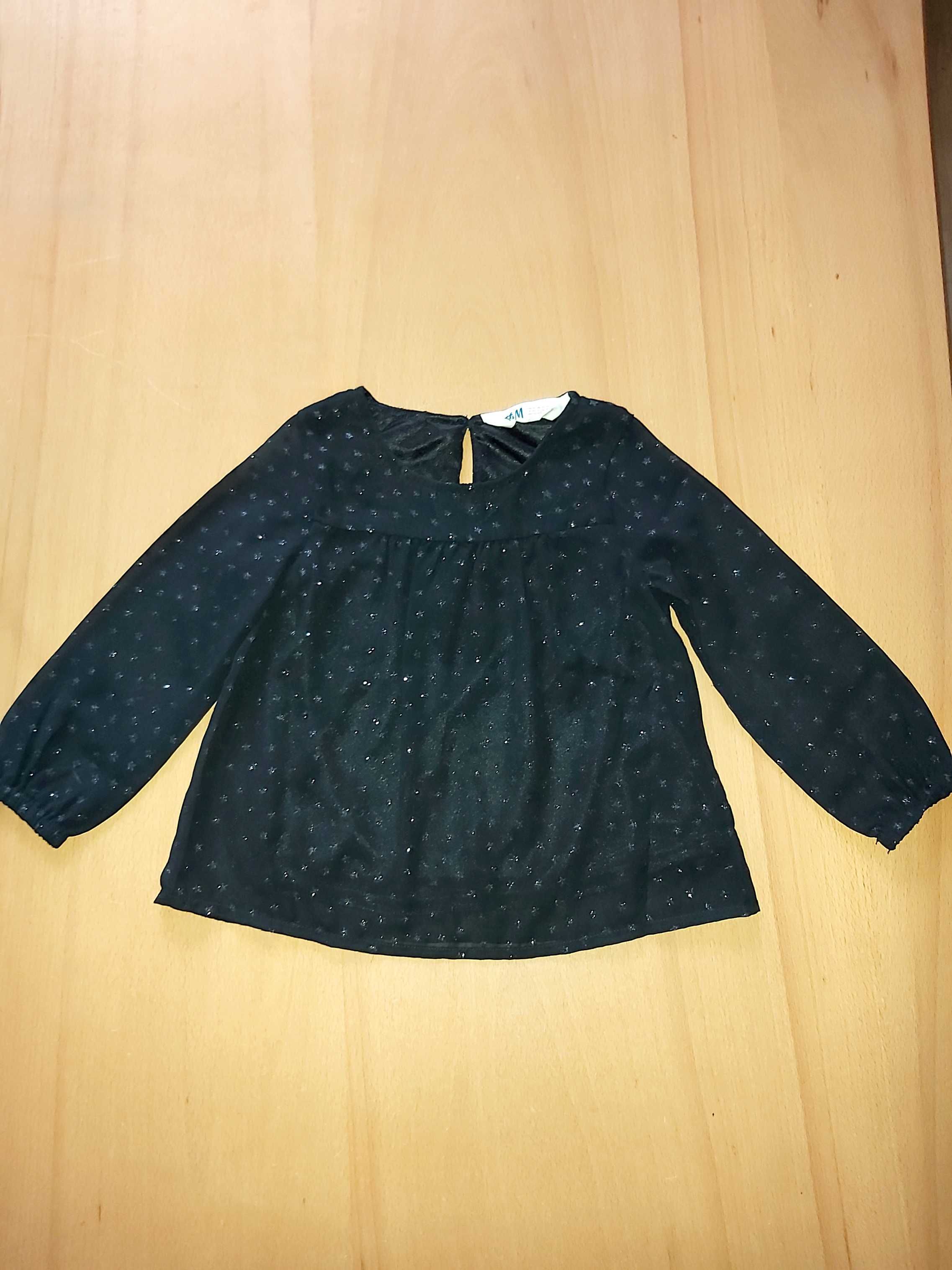 (110) Bluzeczka r. 92 H&M Bluzka HM świąteczna Boże Narodzenie