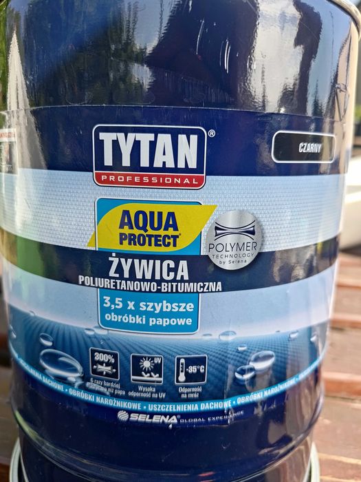 Żywica Poliuretanowo Bitumiczna Tytan Aqua Protect 5kg do Dachu itp.