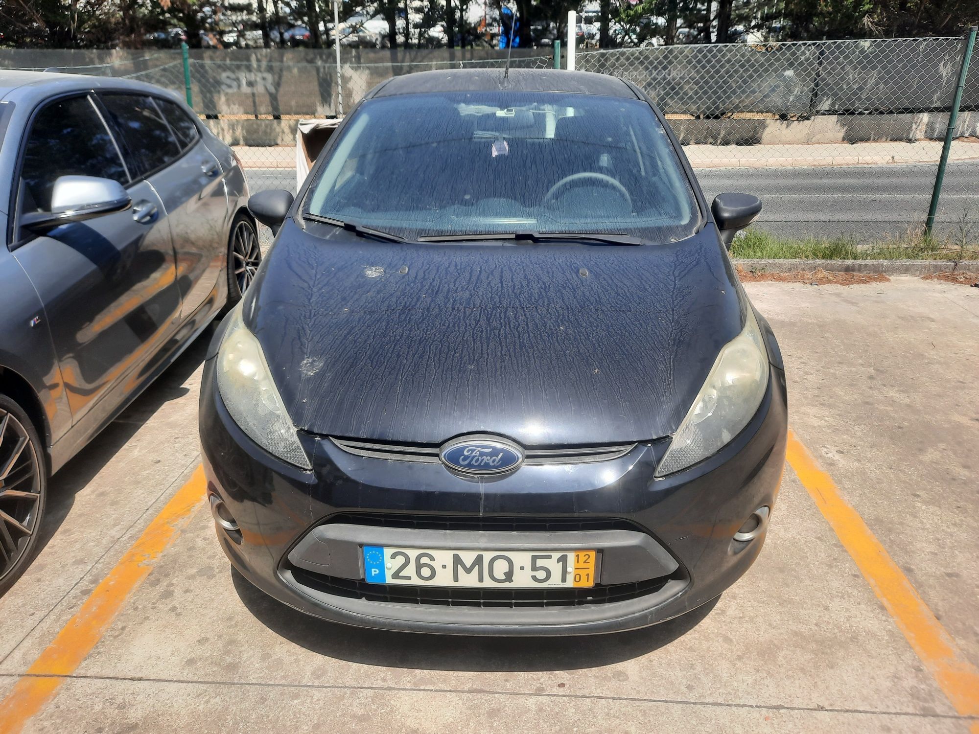 Ford fiest com junta da cabeça queimada