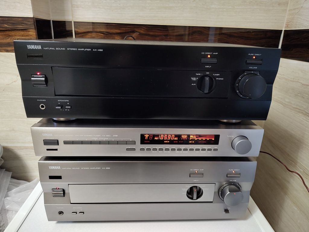 Yamaha TX 950 tuner Yamaha wzmacniacz AX-892 AX-492